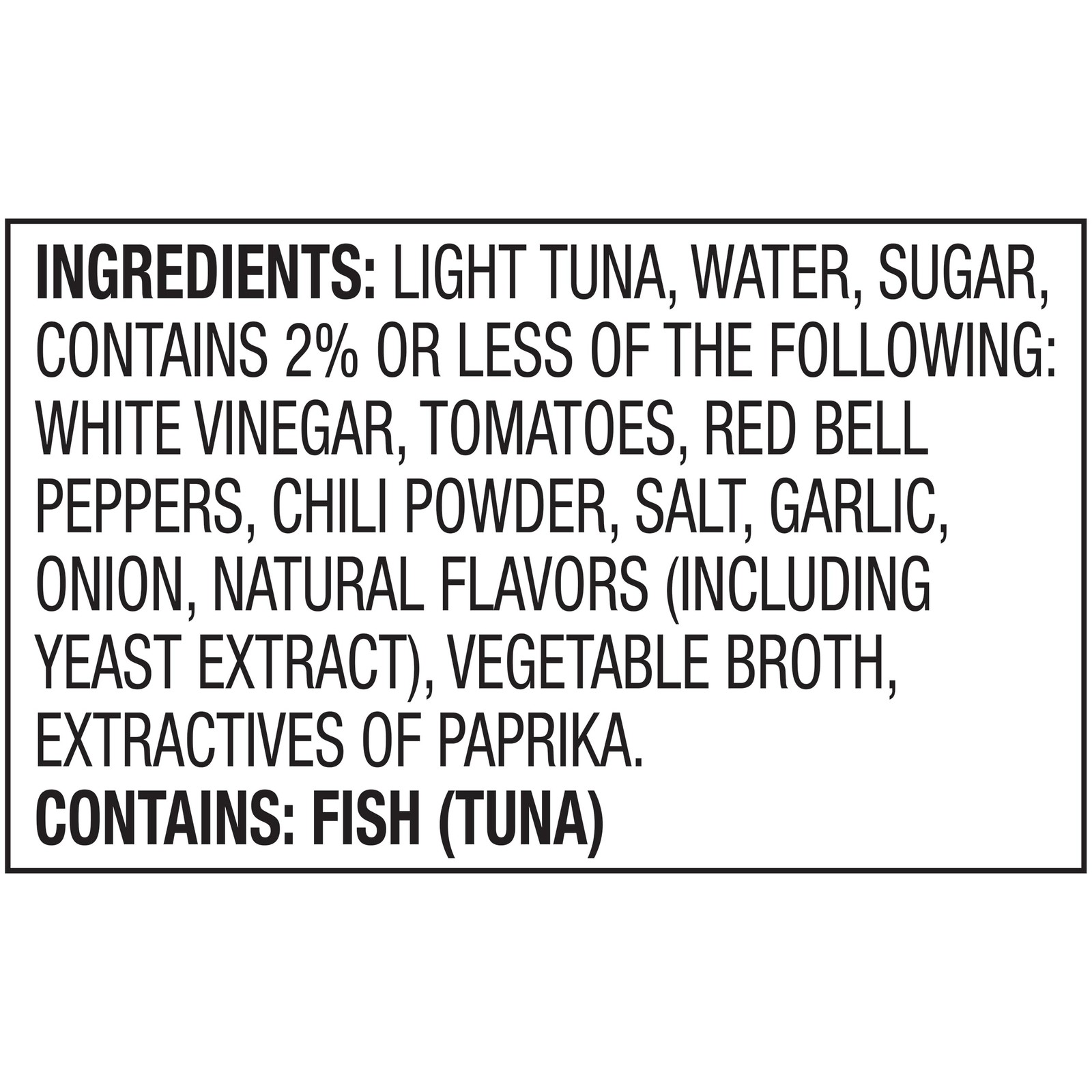 Wild Caught Tuna Pouches Sweet Spicy High Protein 2.6 oz 12 Pack for Quick Meals