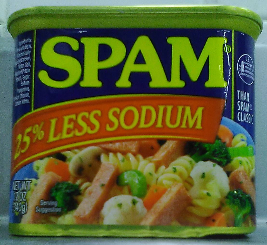 Spam 25% LESS SODIUM
