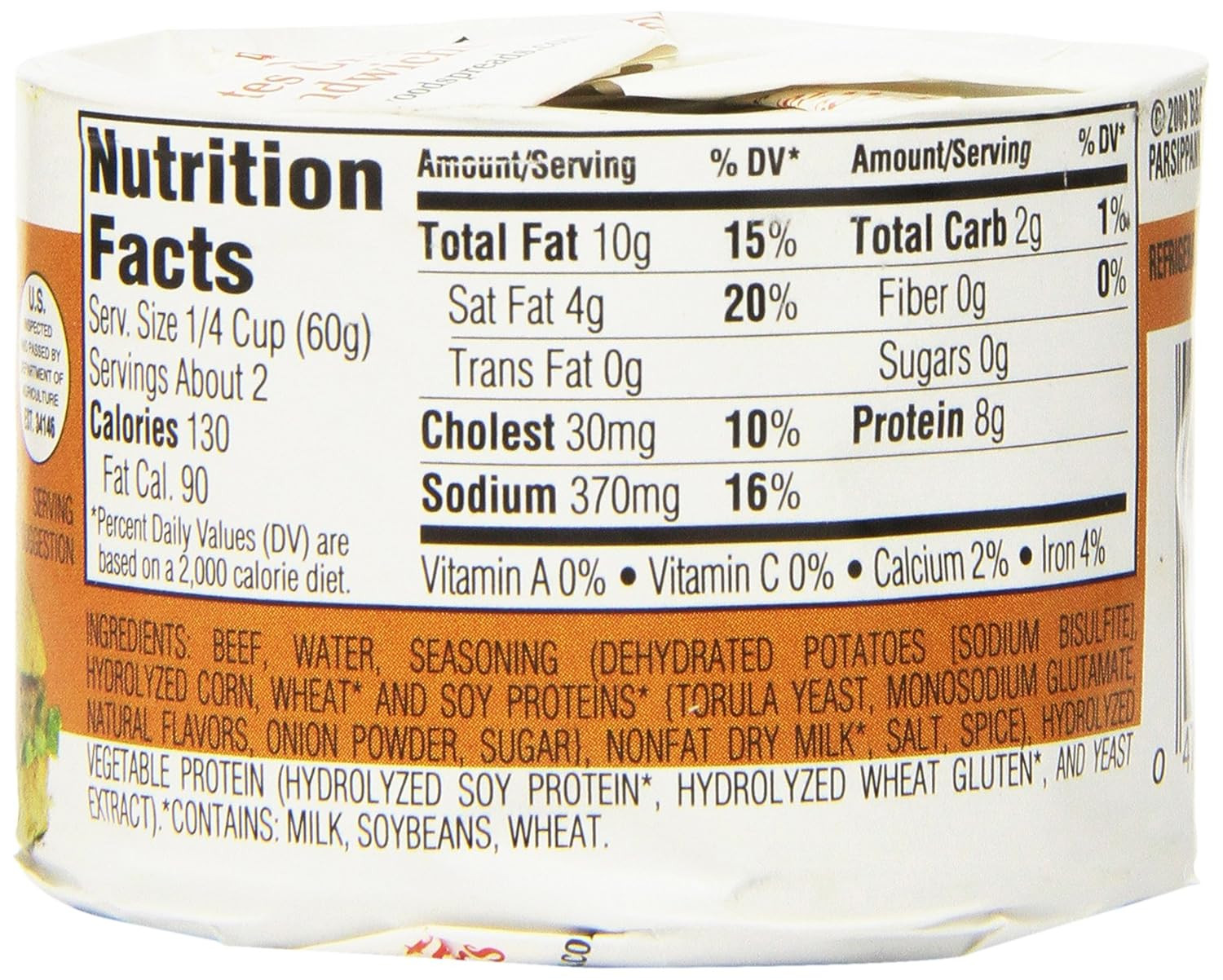 Roast Beef Spread, 4.25 Ounce (Pack of 24)