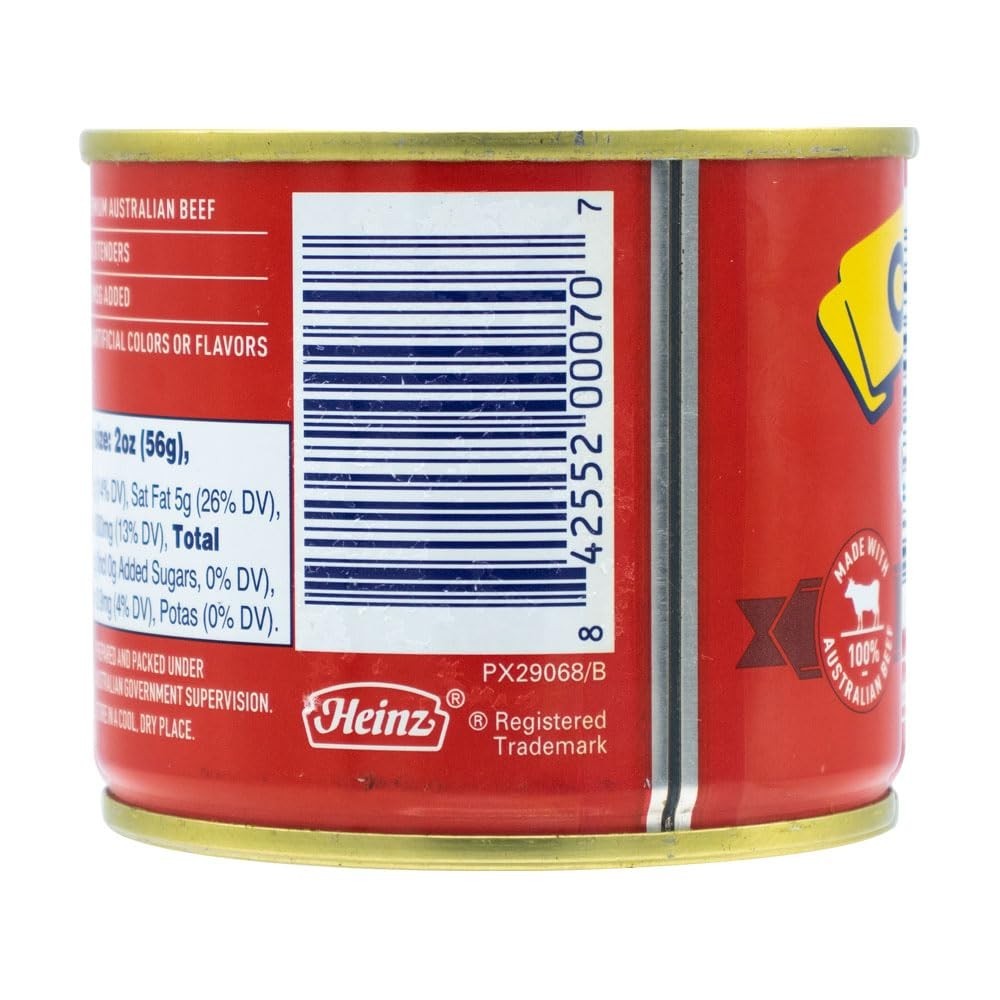 Authentic Australian Corned Beef, Chunky Style, 7oz x 12 Packs – No Additives