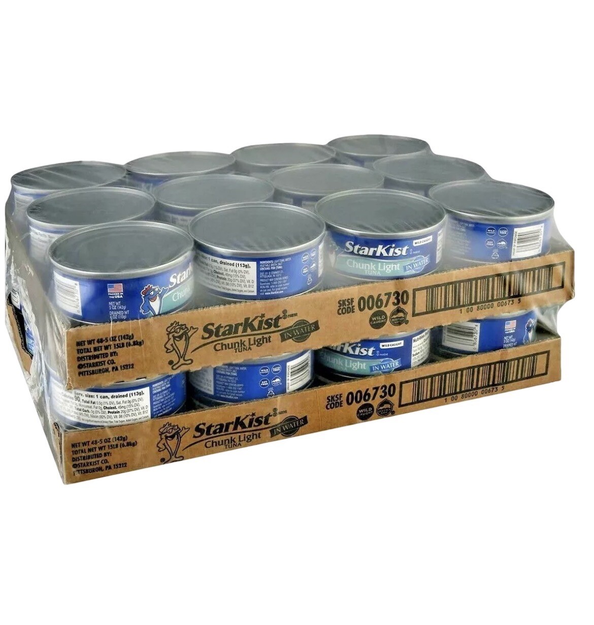 StarKist Chunk Light Tuna in Water – 5 oz Can (Pack of 24) WILD CAUGHT Exp-2027