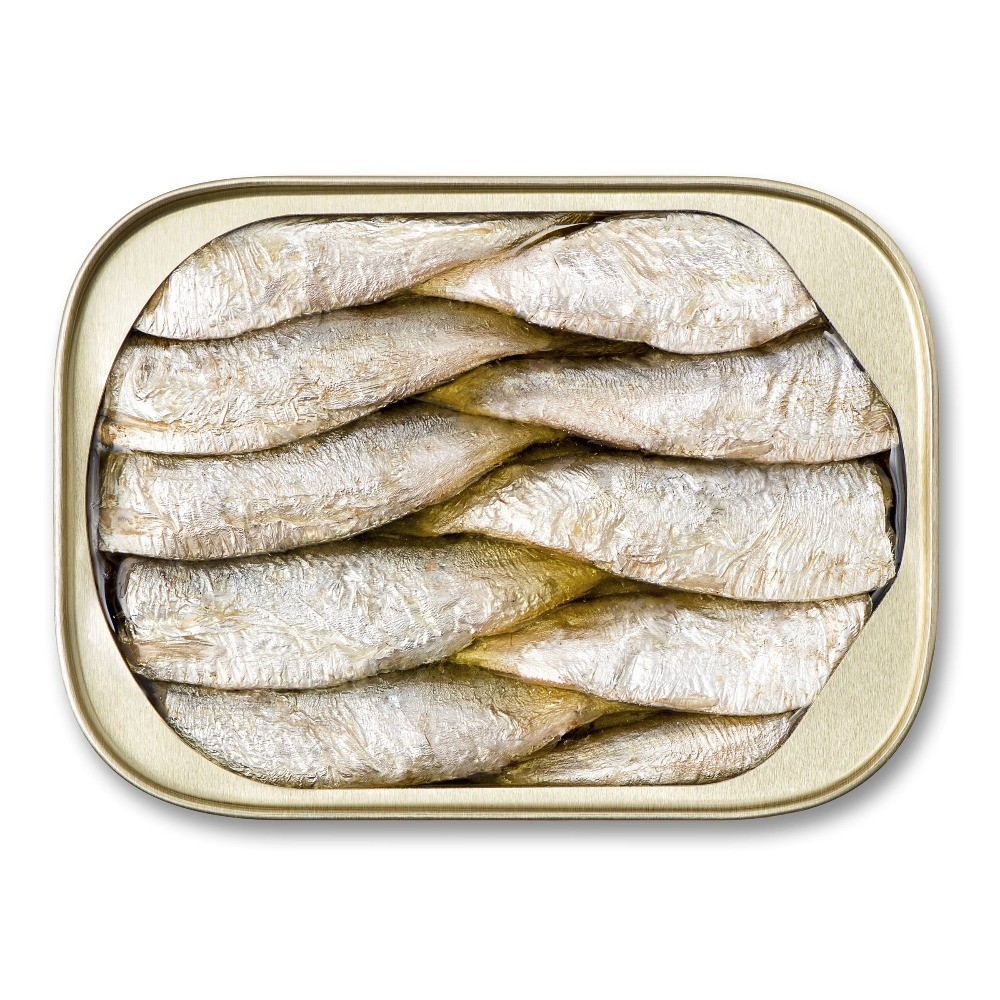 Wild Caught Brisling Sardines in Extra Virgin Olive Oil 3.75 Ounce Canned Fish