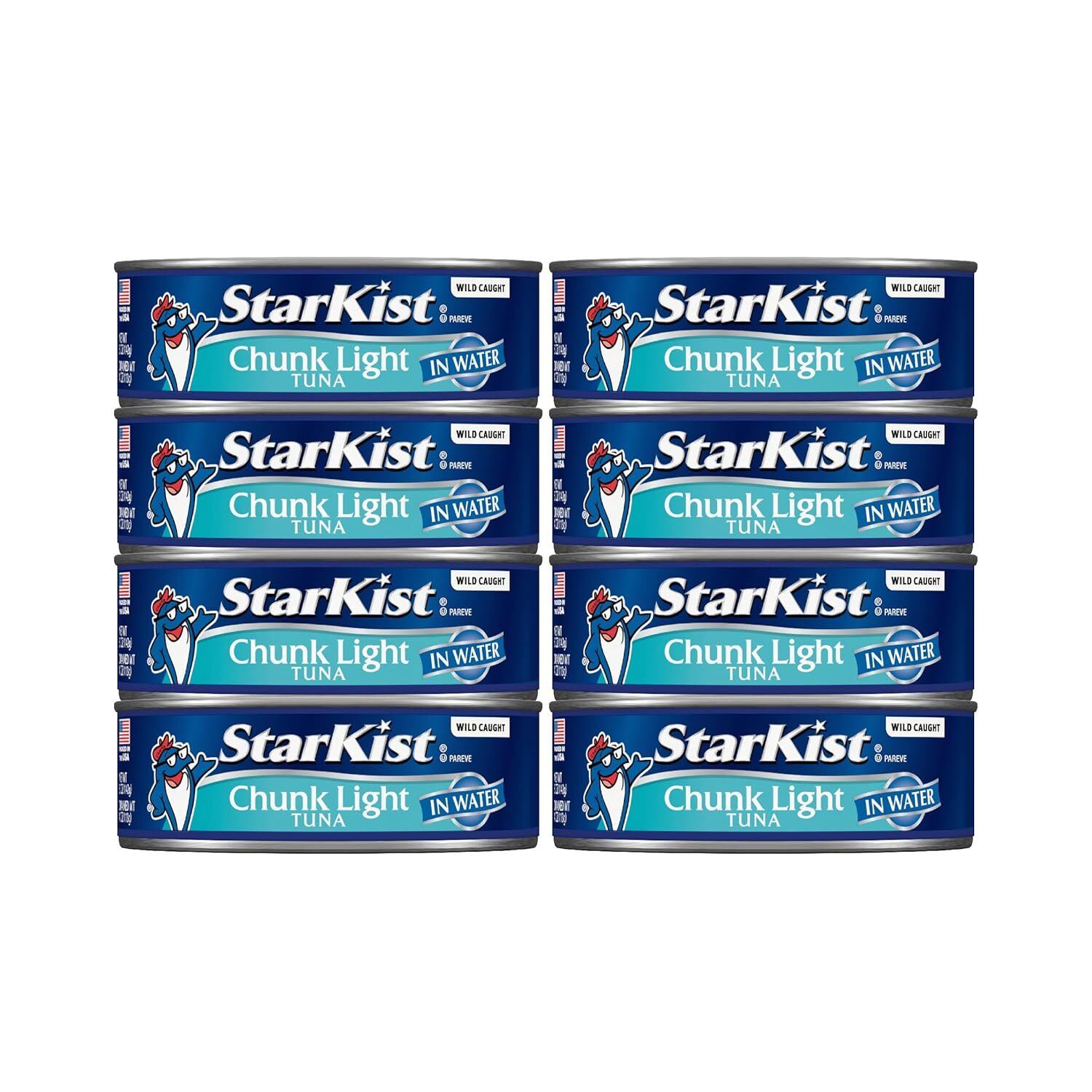 StarKist Chunk Light Tuna in Water, 5 oz 8 Pack