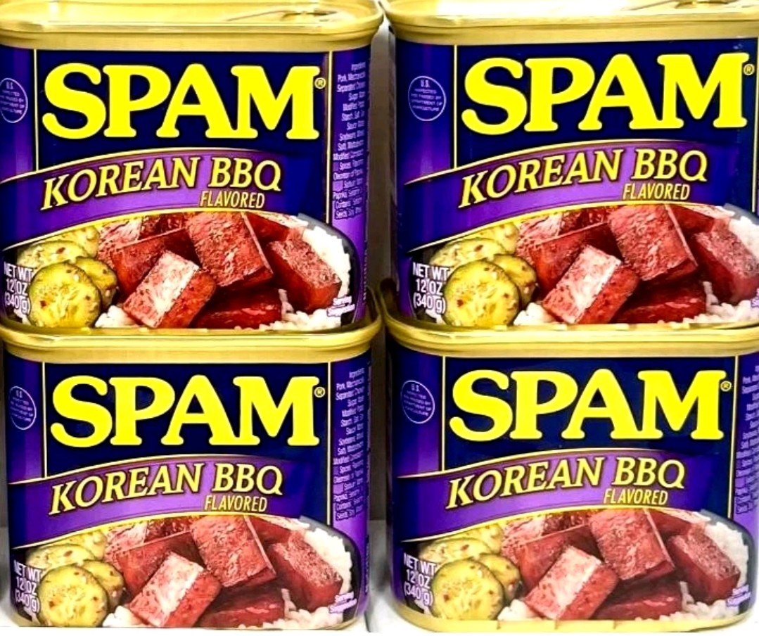Spam Korean BBQ Luncheon Meat 12 oz ( Pack of 8 )~08/2028