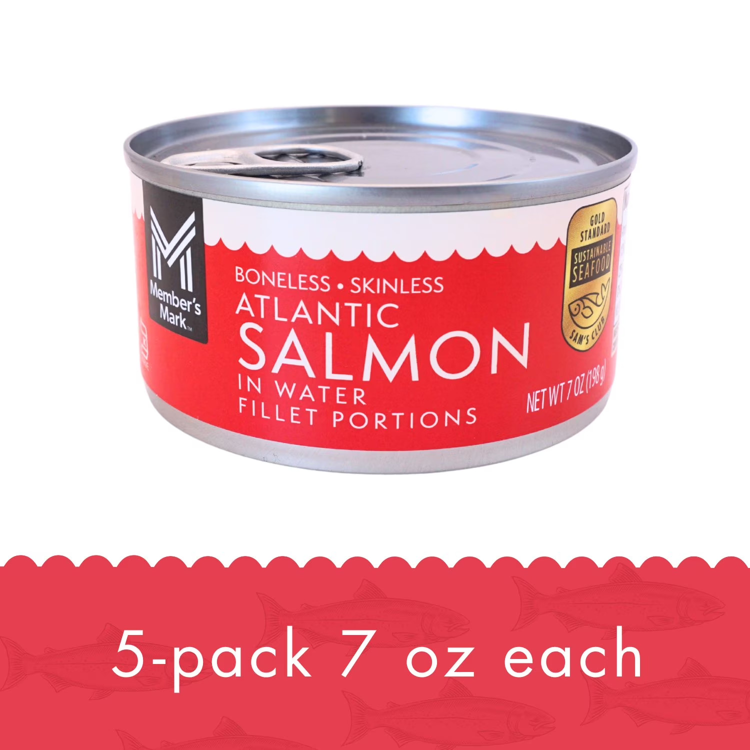 Member’s Mark Canned Atlantic Salmon, 7 oz., 5 pk.