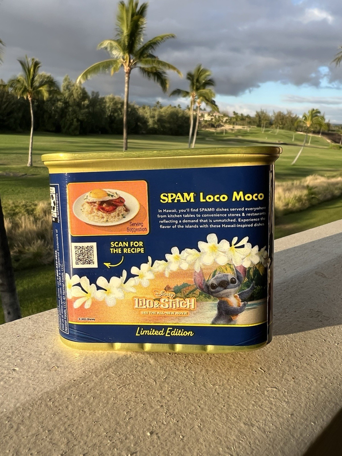 *NEW Disney Lilo & Stitch Limited Edition Set of 3 Spam Can Hula Lei Surfing