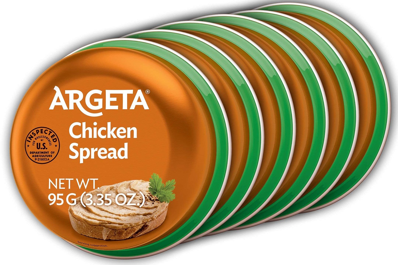 Argeta Pate Spread, Chicken, 3.35oz (6 PACK) – 2 SET