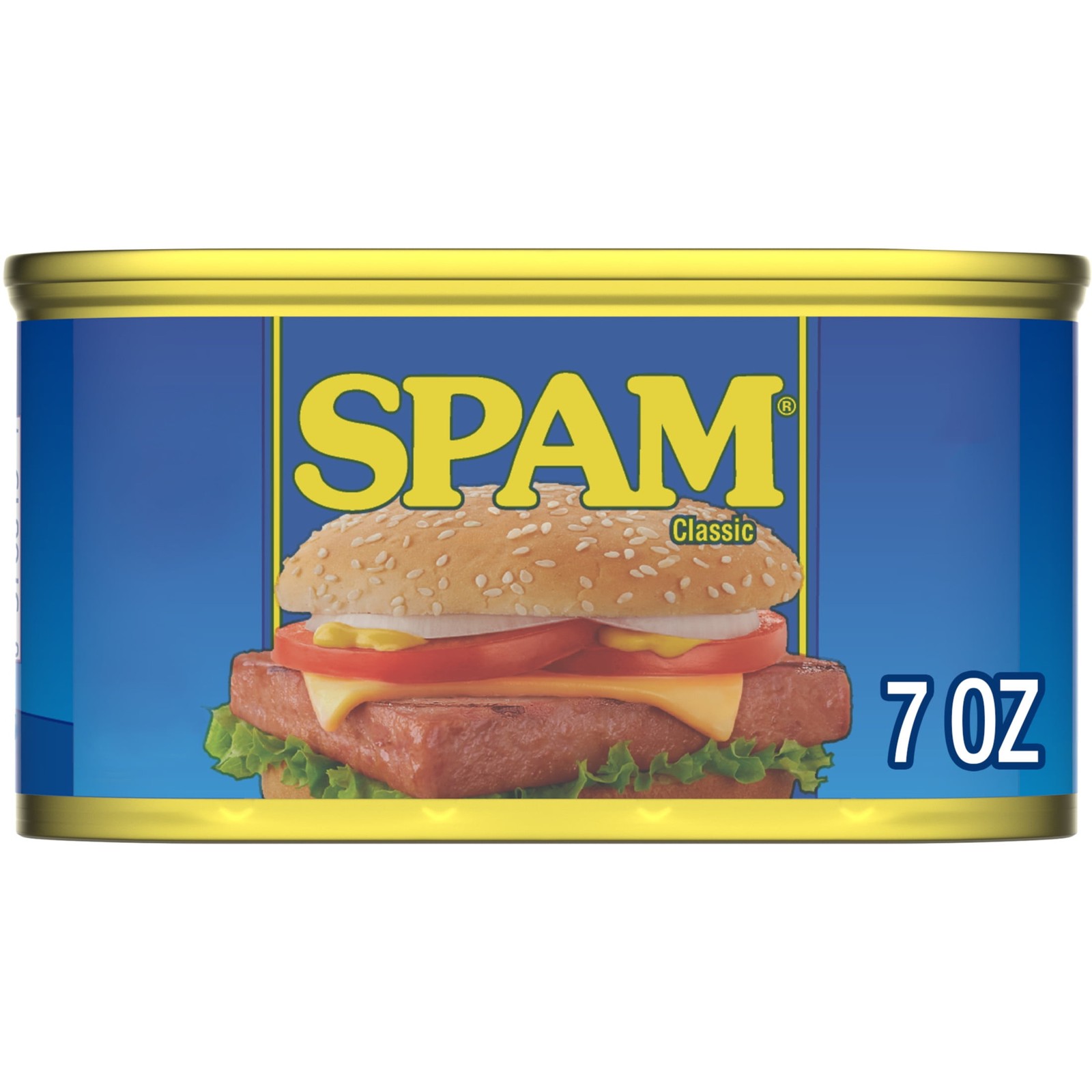 SPAM Classic, Shelf-Stable Meat, 7 oz Aluminum Can (12 Pack)