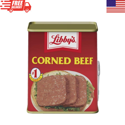 Libby’s Corned Beef Canned Meat 12 oz Fully Cooked High Protein Keto Ready to Ea