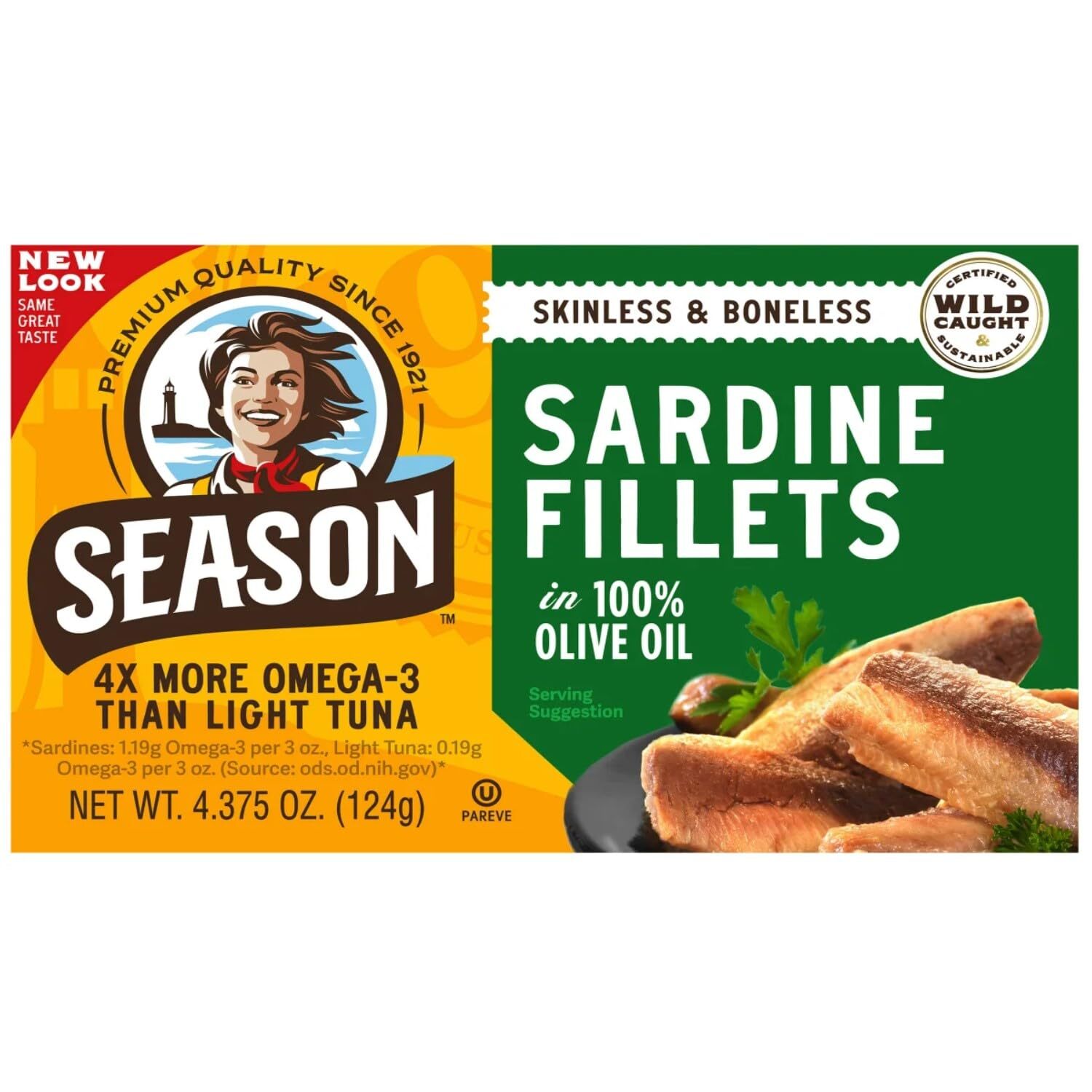 Season 1 Sardines, Sknls/Bnls, Club, Pack Of 12, Size 4.375 Oz – No Artificial