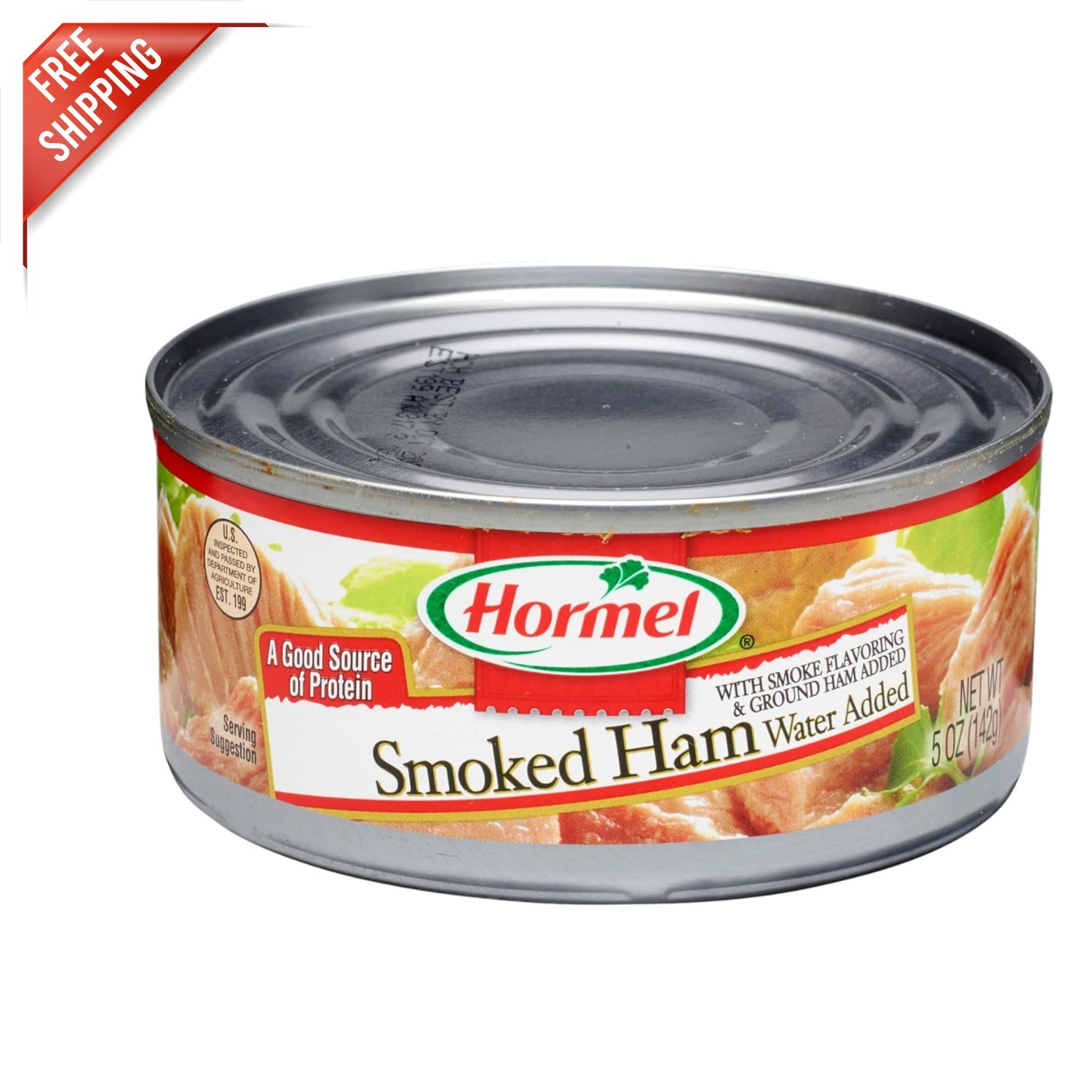 Canned Smoked Ham – Fully Cooked 5 Oz Portions, 12 Pack for Easy Cooking