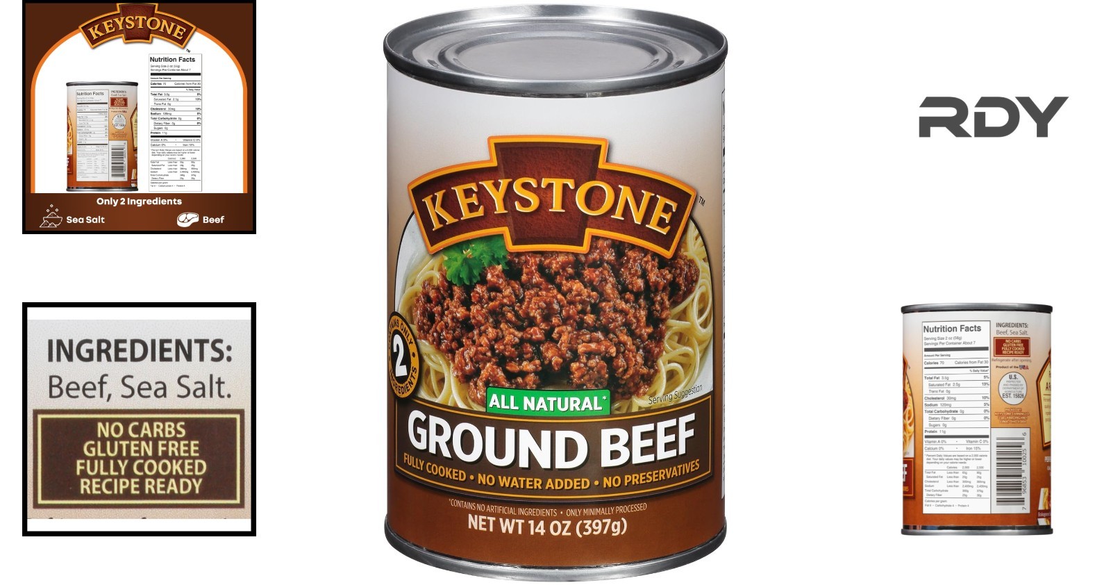 14 Ounce Ground Beef – Long Shelf Life Emergency Food Solution