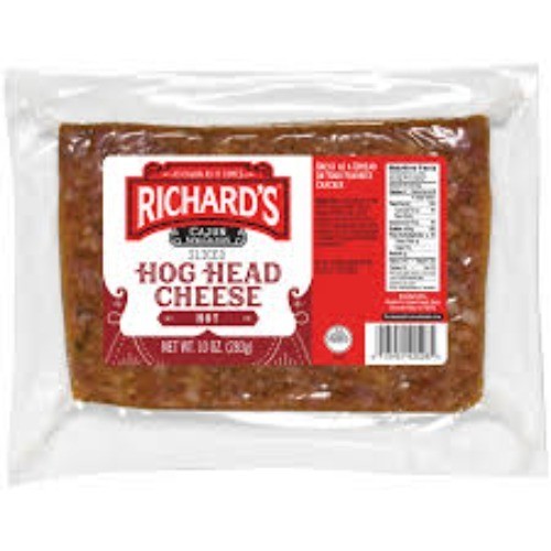 Richard’s Hot Hog Head Cheese 10 Oz (4 Pack)