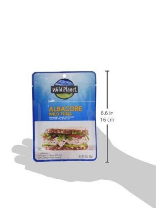Wild-Caught Albacore Tuna in Sea Salt, 3 oz Pack – Keto & Paleo Friendly