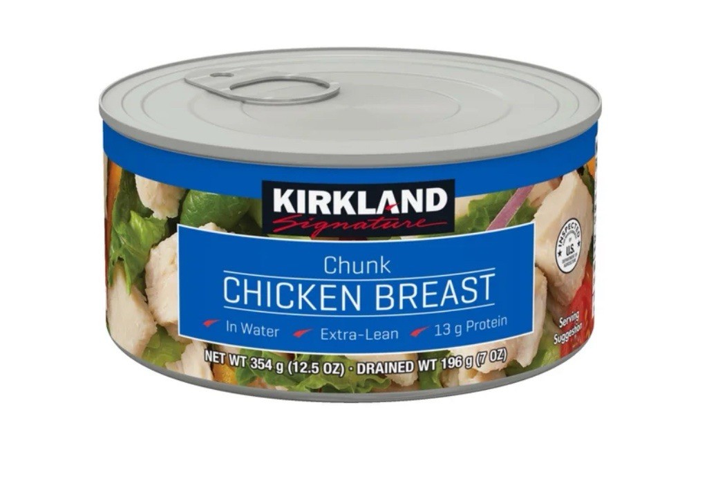 Kirkland Signature, Chunk Chicken Breast, 12.5 oz, 6-Count, In Water,13g Protein