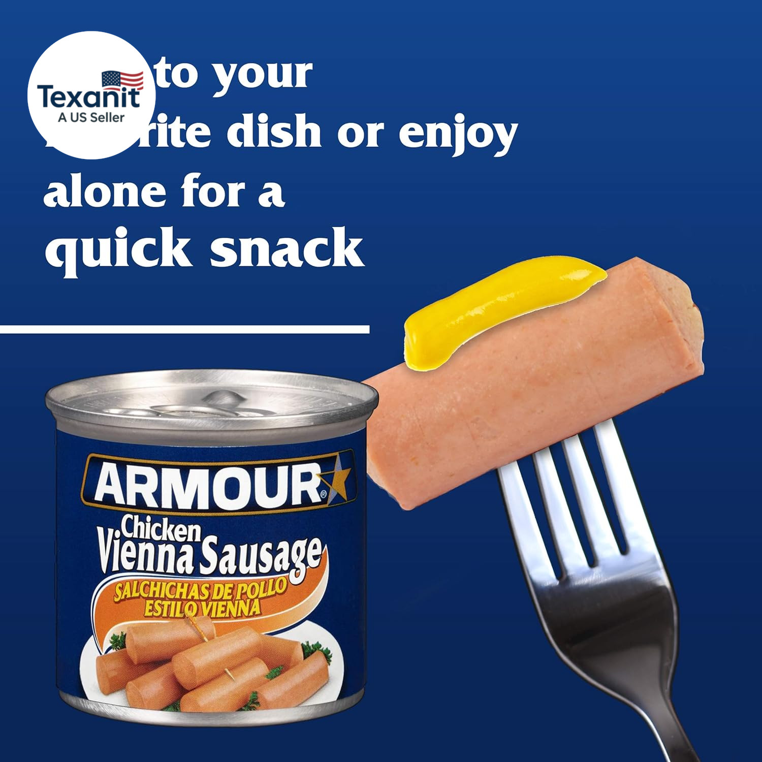 Star Chicken Vienna Sausage, Canned Sausage, 4.6 Oz