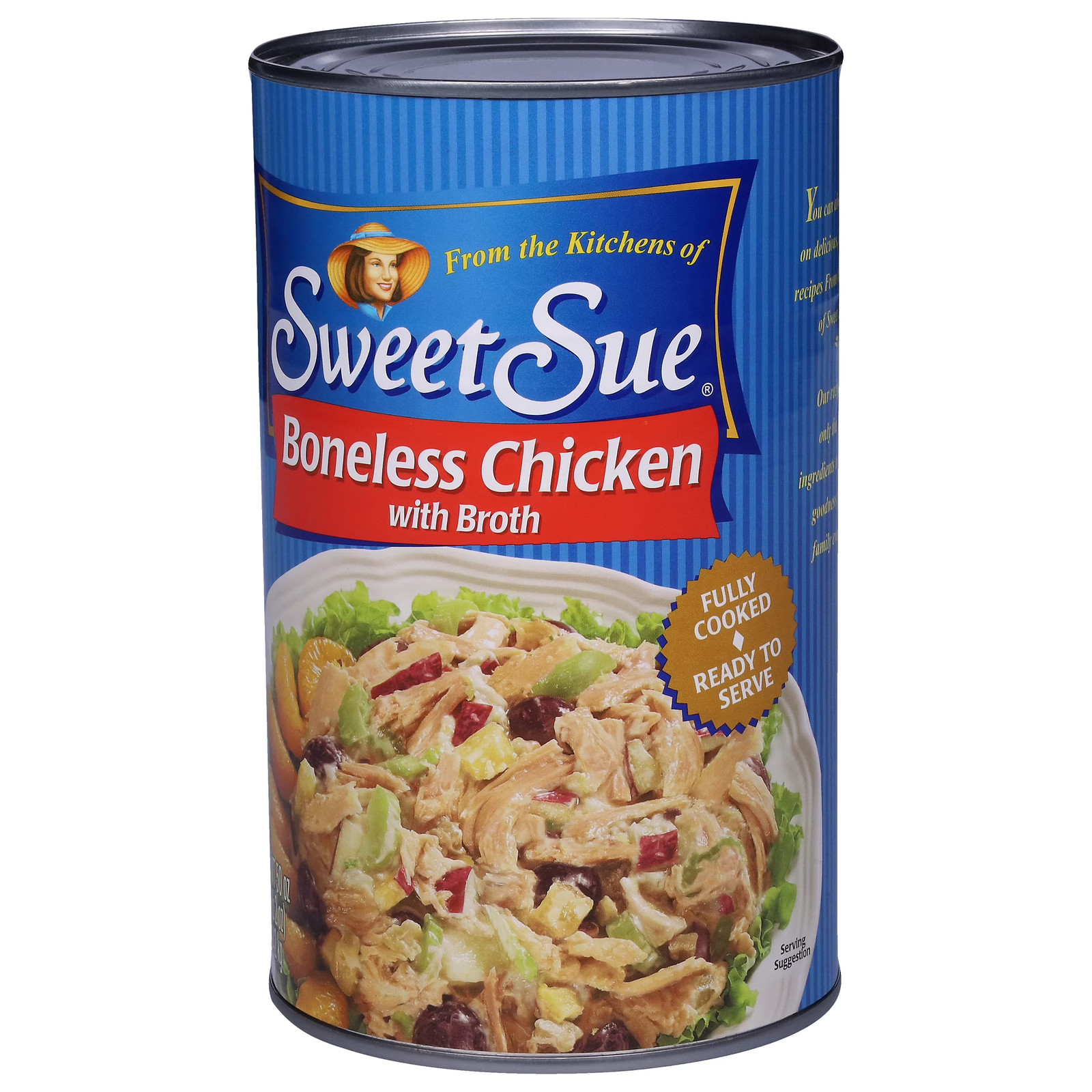 Boneless Chicken with Broth Fully Cooked Gluten Free