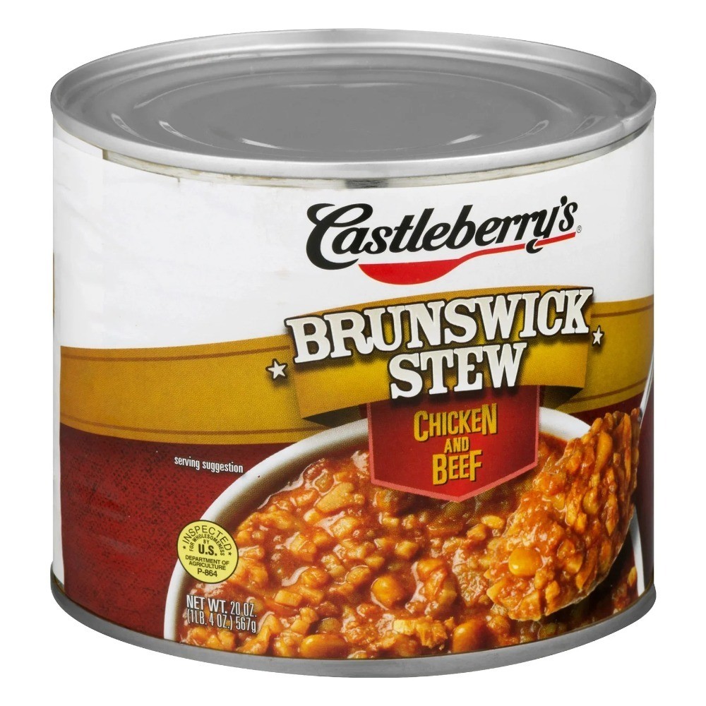 Heat & Serve Southern-Style Brunswick Stew with Chicken and Beef in 20 oz Can –