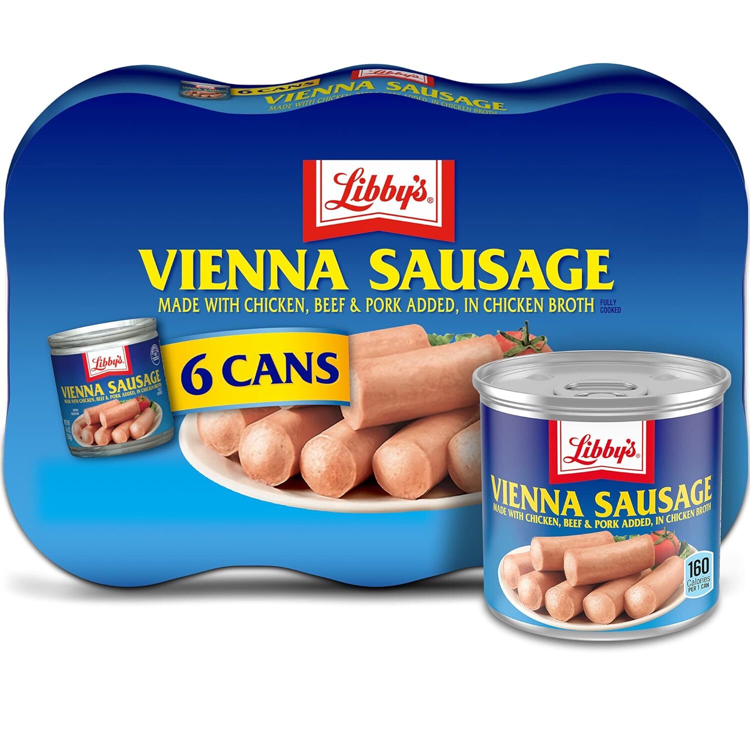 Salchichas Viena, 4.6 Oz (Paquete De 6)