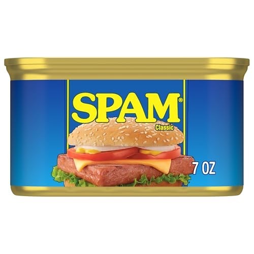 12-Pack SPAM Classic 7 oz Cans – Fully Cooked Pork & Ham, Gluten-Free, Shelf-Sta