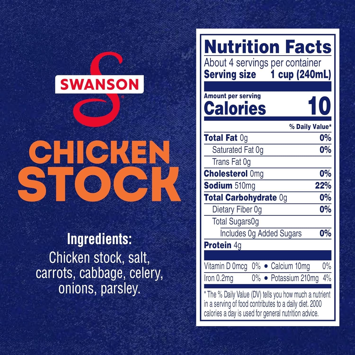 32oz Swanson Natural Chicken Stock – Fat-Free, Gluten-Free, Non-GMO Excellence
