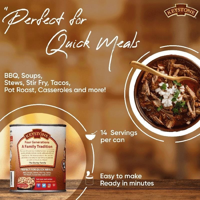 All Natural Fully Cooked Beef 2 Pack No Preservatives No Water Added Quick Meals
