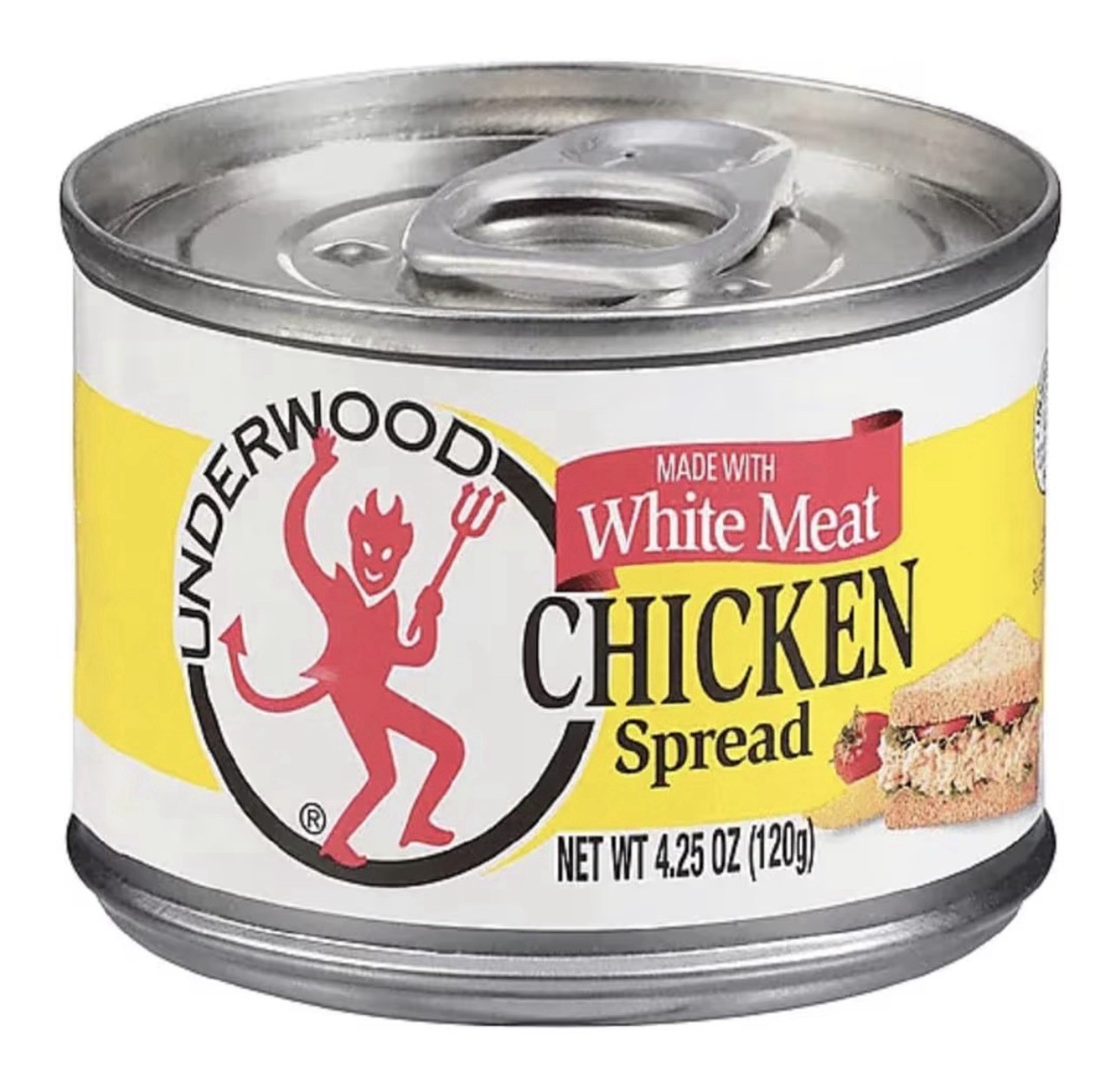 Underwood Meat Chicken Spread 🥪 4.25 Oz *Bulk Pack of 24
