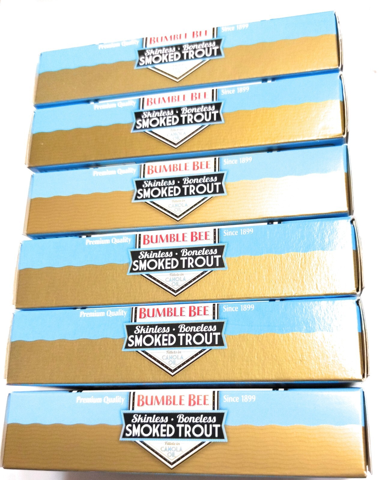 BUMBLE BEE SMOKED TROUT FILLETS – 6 PK – Set of 6 Cans