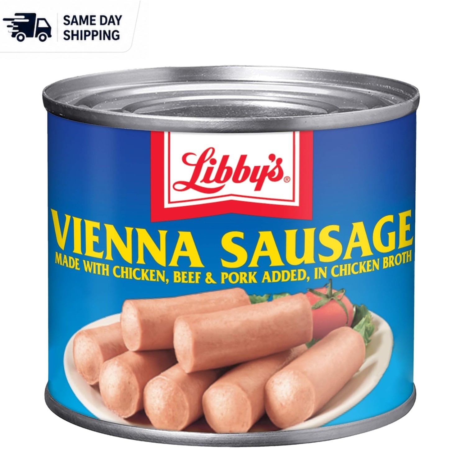 Savory Vienna Sausage in Chicken Broth – 24 Pack, Keto-Friendly Delight