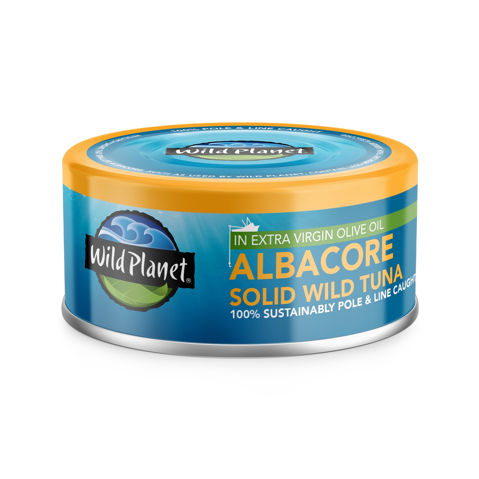 Albacore Wild Tuna in Extra Virgin Olive Oil,Canned Tuna,Sustainably Wild-Caught
