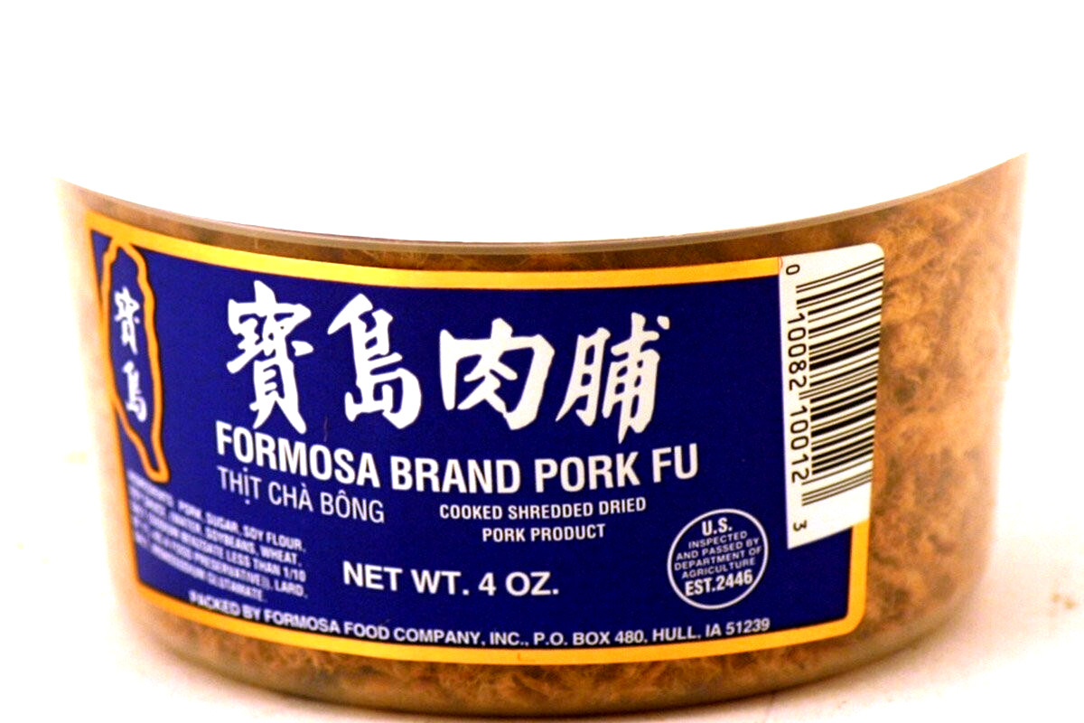 Formosa Brand Pork Fu Cooked Dried Pork Product 4oz(Pack of 12)~Made In USA~2026