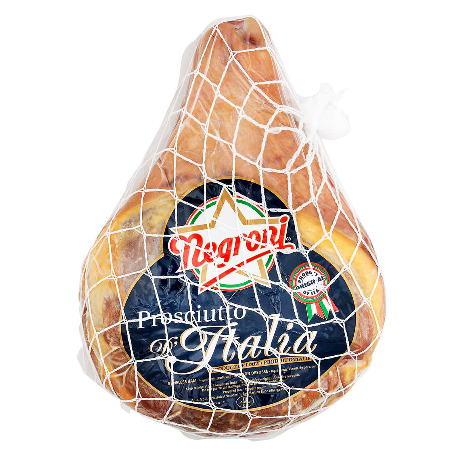 Negroni Prosciutto D’Italia Ham Boneless – 14 lbs
