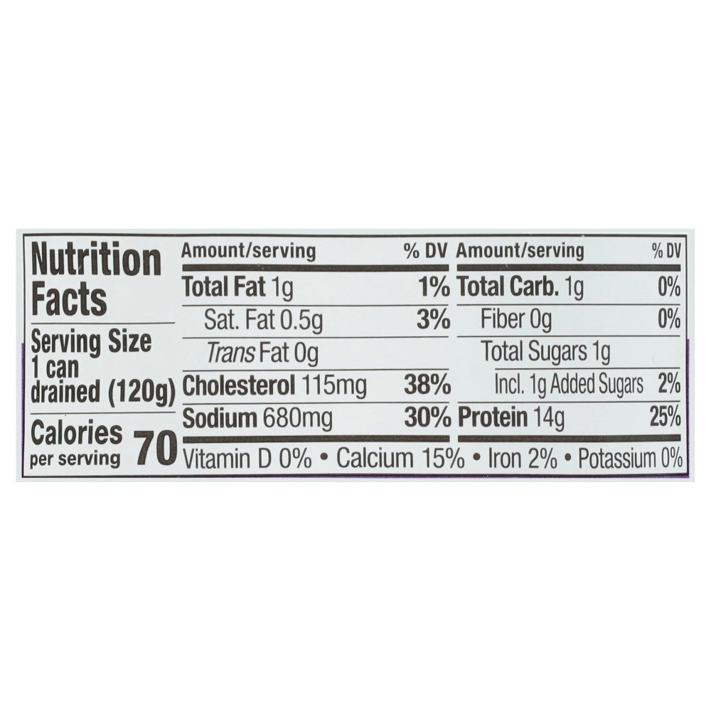 Wild Caught Lump Crabmeat in Canned, 6 oz Can, 14g Protein per Serving, Shelf