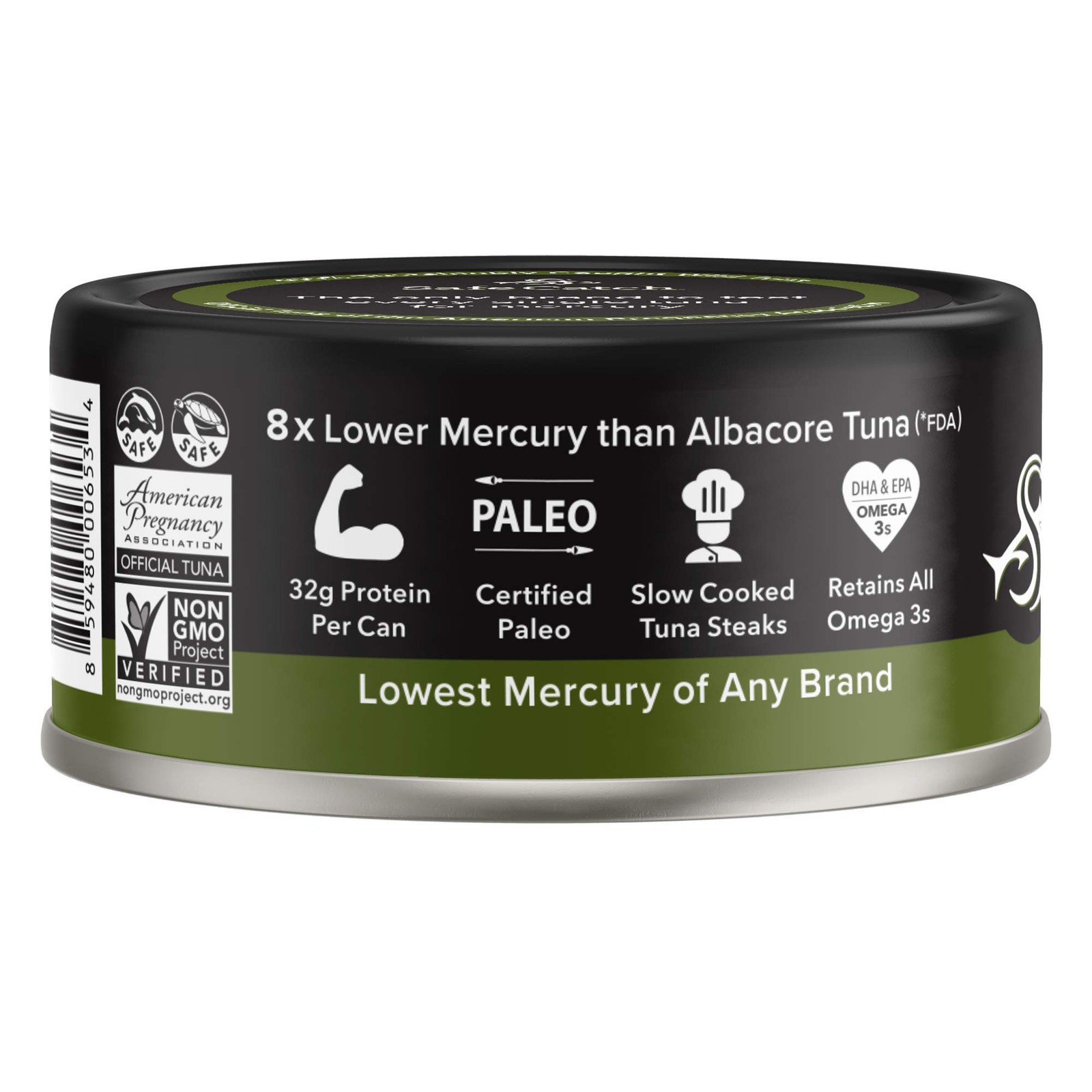 Safe Catch Wild Ahi Yellowfin Tuna Fish Canned, Wild Caught, Lowest Mercury, …