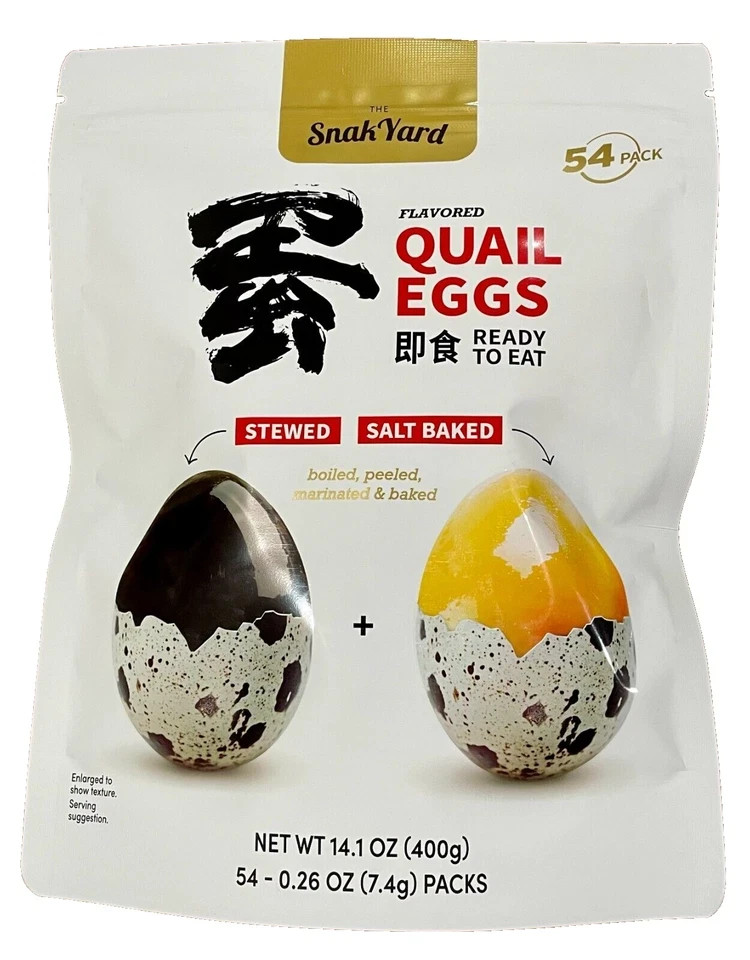 2 X The Snack Yard Flavored Quail Eggs, .26 oz, 54-count, Total 108-count