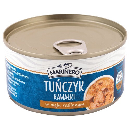 Marinero Tuna Chunks in Vegetable Oil, 185 g/130 g