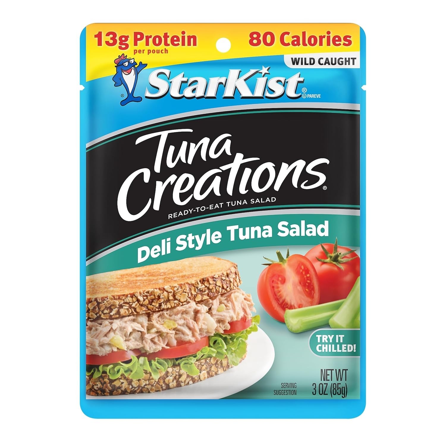 StarKist Tuna Creations Deli Style Tuna Salad Pouch (3 oz – 1 Pack) Wild Caught