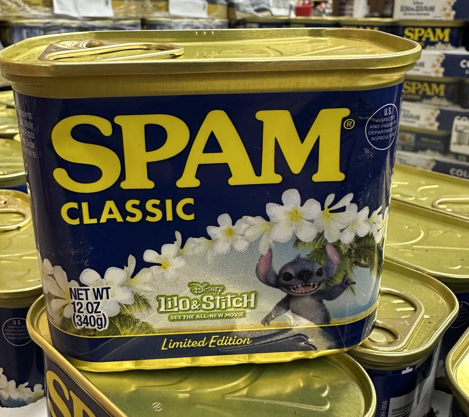 Spam Disney Lilo & Stitch Limited Edition Single Can