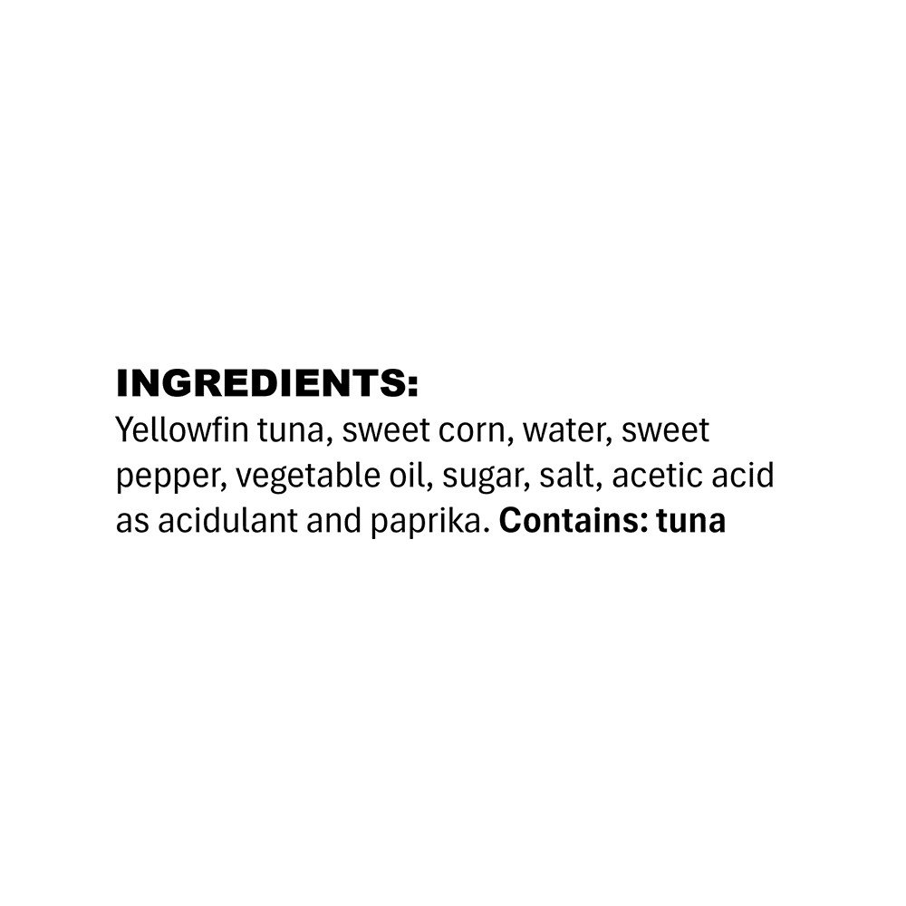 Tonnino Yellowfin Tuna with Corn (3 Pack) – Wild Caught, 3.7oz