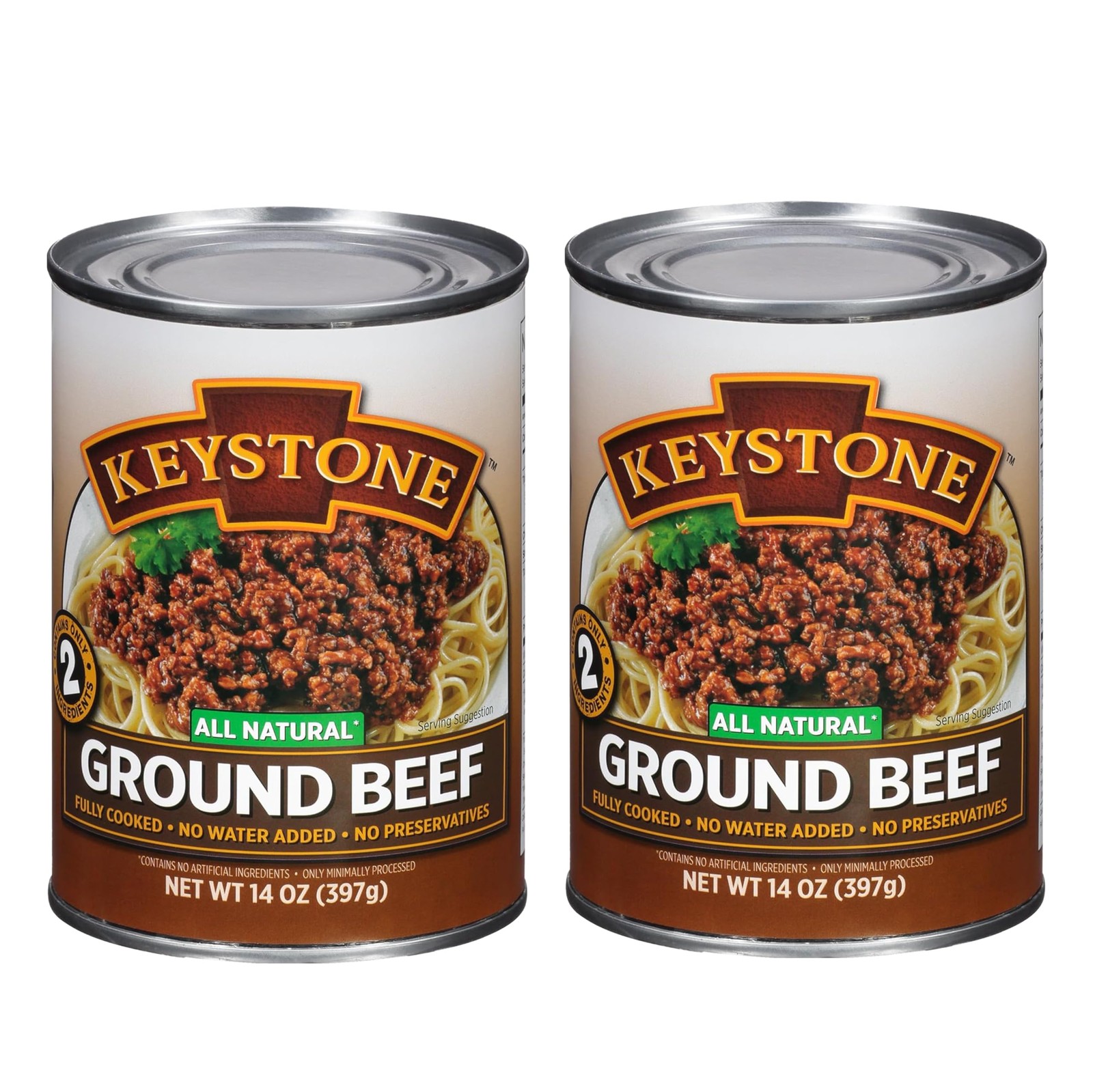 Fully Cooked Ground Beef Canned Ready To Eat 28 Oz 2 Pack Shelf Stable Survival