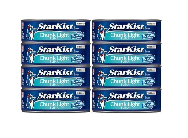 StarKist Chunk Light Tuna in Water, 5 oz (8 Pack) Canned Tuna Fish, Wild Caught,