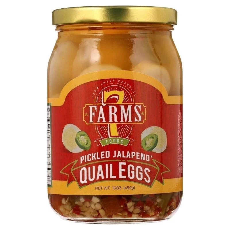7 Farms Pickled Jalapeno Quail Eggs…