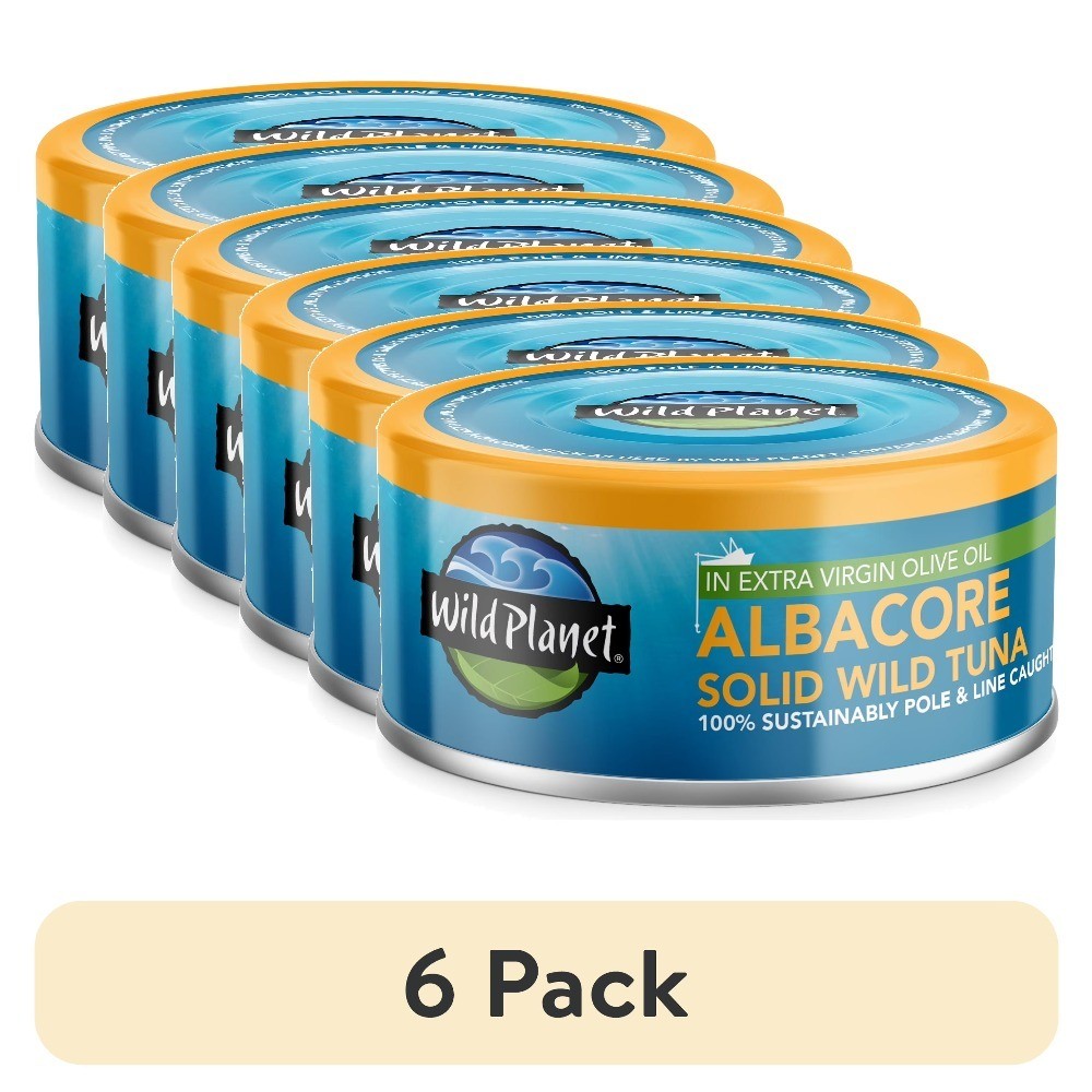 Wild-Caught Albacore Tuna in Extra Virgin Olive Oil, Canned Tuna, 5 oz Can
