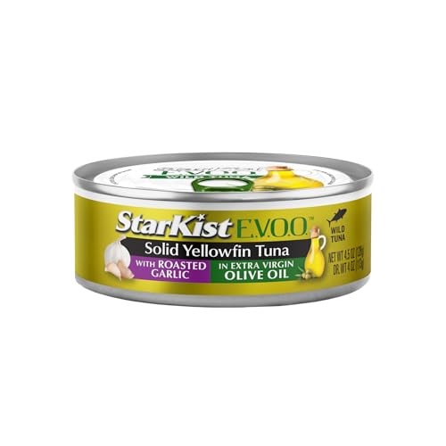 StarKist E.V.O.O. Solid Yellowfin Tuna with Roasted 4.5 Ounce (Pack of 12)