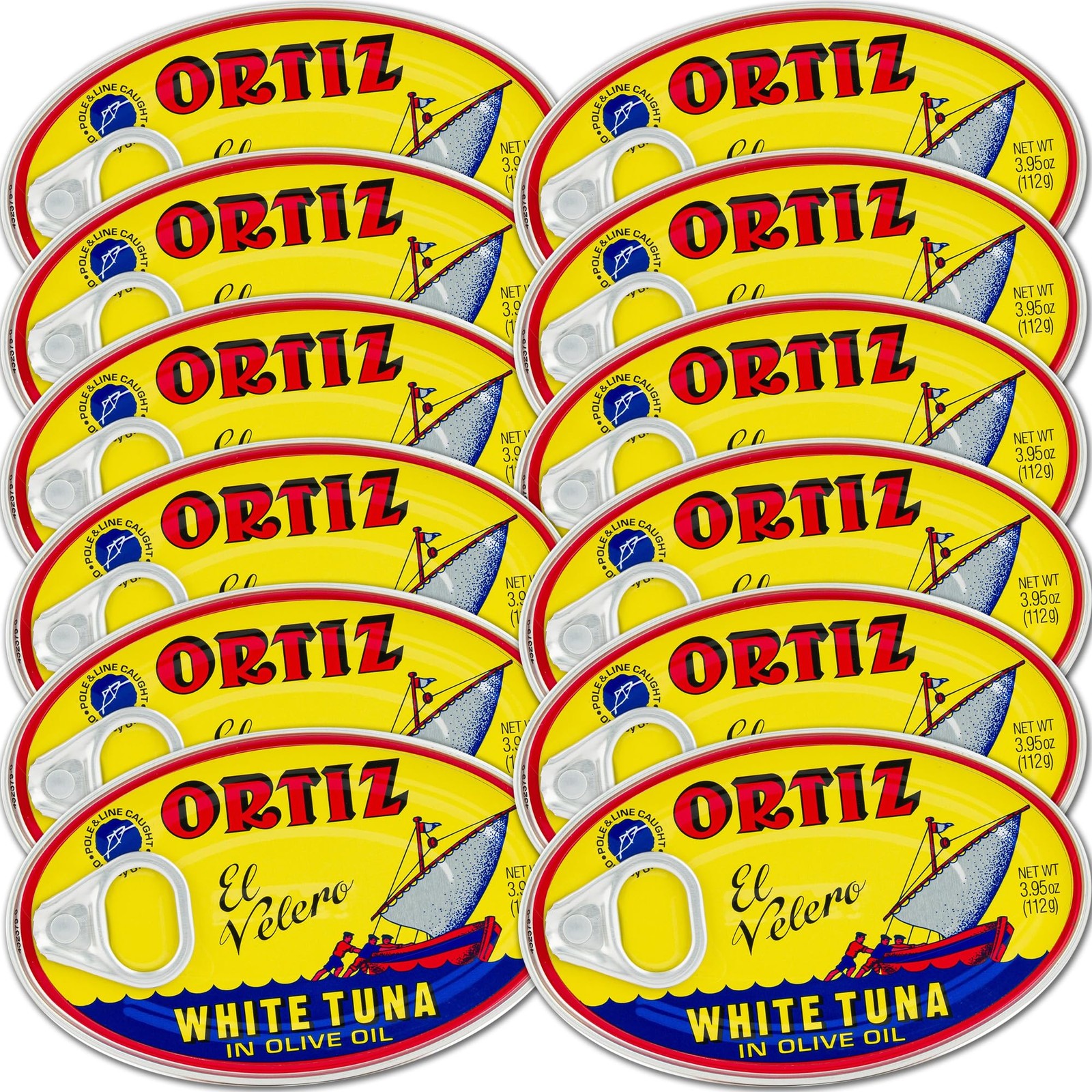 Ortiz White Tuna in Olive Oil, Fresh Tender Slices, Spanish Wild Caught Tuna,…
