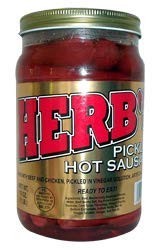 Herb’s Pickled Hot Sausage 16oz