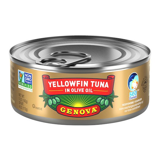 Genova Yellowfin Tuna In Olive Oil, 5 Ounce, 24 Per Case