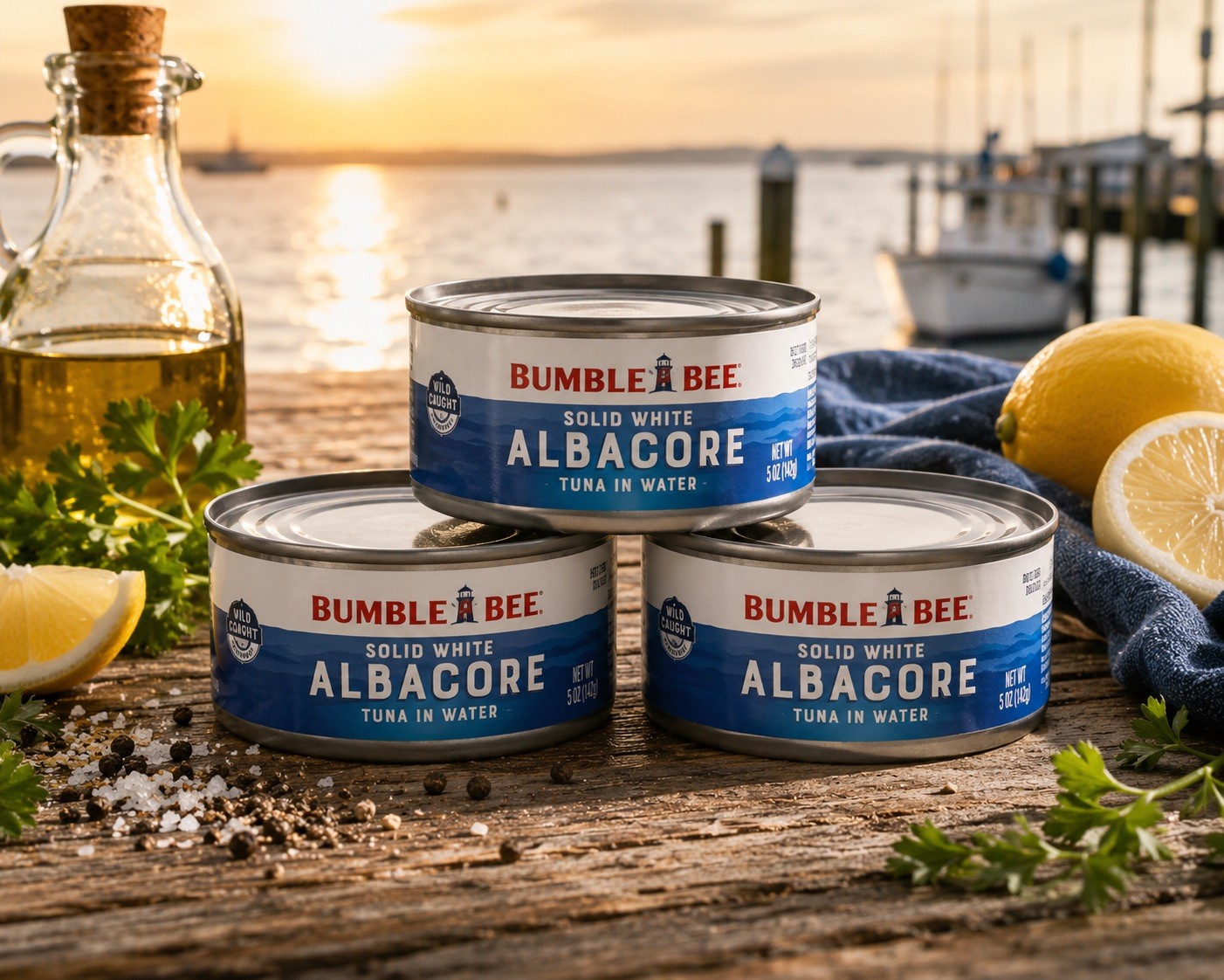 Bumble Bee Solid White Albacore Tuna in Water 5 oz Pack of 3 High Protein