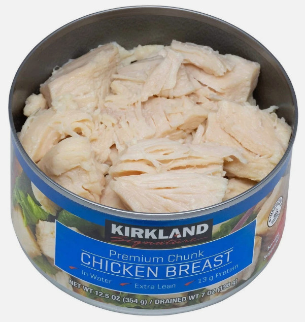 7 Kirkland Premium Chunk Chicken Breast Packed in Water 12.5oz Fresh BestBy 2029