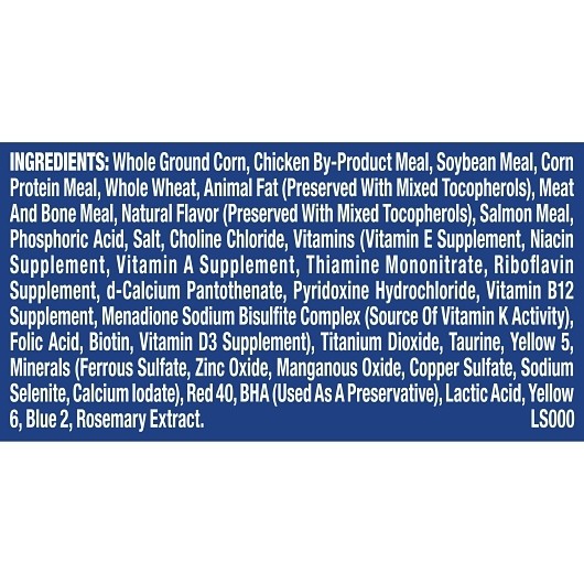 9 Lives Chicken Beef And Salmon Flavor Cat Food Bag, 50.4 Ounce, 4 Per Case